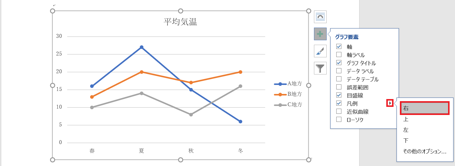 初心者向け Word ワード で折れ線グラフを挿入する Itを分かりやすく解説