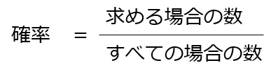 確率の求め方